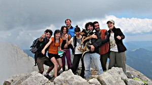 With my friends at the summit of Pedraforca Mountain_in Catalonia